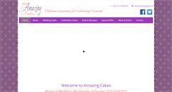 Desktop Screenshot of amazingcakes.ie