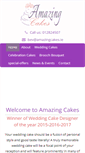 Mobile Screenshot of amazingcakes.ie